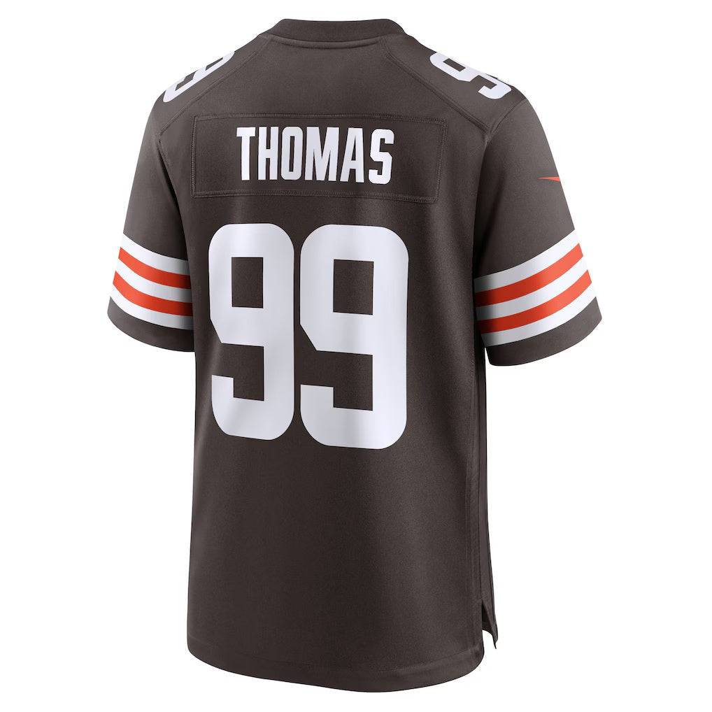 C.Browns #99 Cameron Thomas Brown Team Game Stitched Football American Jersey