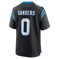 C.Panthers #0 Ja'Tavion Sanders Black Game Stitched Football American Jersey
