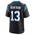 C.Panthers #13 Hunter Renfrow Black Team Game Stitched Football American Jersey