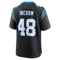 C.Panthers #48 Thomas Incoom Black Team Game Stitched Football American Jersey