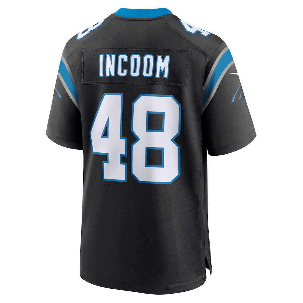 C.Panthers #48 Thomas Incoom Black Team Game Stitched Football American Jersey
