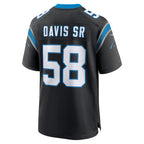 C.Panthers #58 Thomas Davis Sr. Black Team Retired Game Stitched Football American Jersey