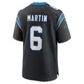 C.Panthers #6 Sam Martin Black Team Game Stitched Football American Jersey