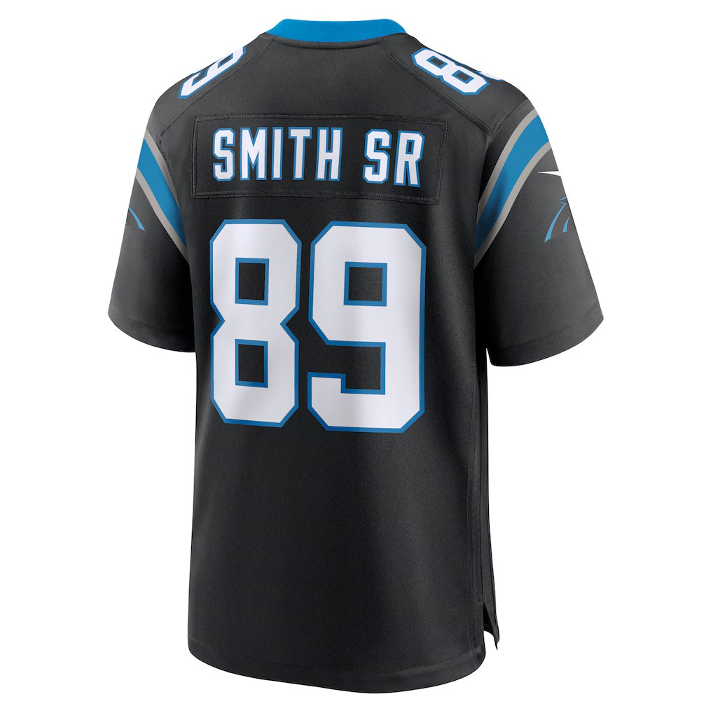 C.Panthers #89 Steve Smith Sr. Black Retired Player Game Stitched Football American Jersey