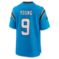 C.Panthers #9 Bryce Young Blue Alternate Game Stitched Football American Jersey