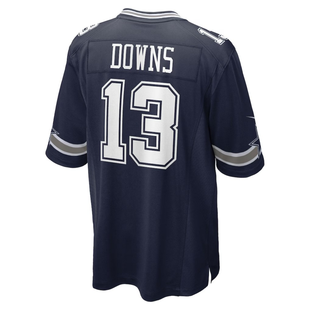 Caleb Downs Cowboys  #13 Navy 2026 Draft Game Stitched Football Jersey