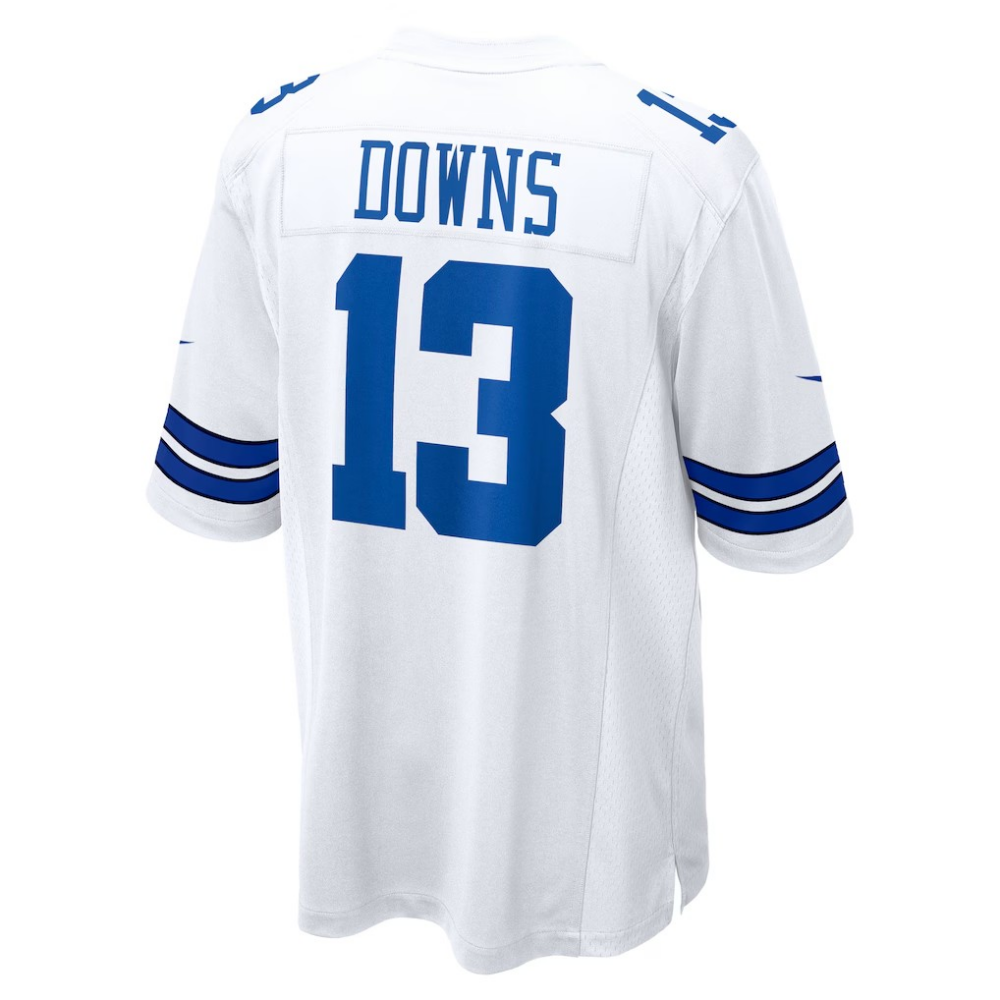 Caleb Downs Cowboys  #13 White 2026 Draft Game Stitched Football Jersey