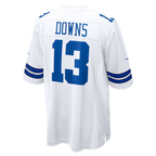 Caleb Downs Cowboys  #13 White 2026 Draft Game Stitched Football Jersey