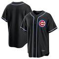 Chicago Cubs Black Home Game Blank Player Stitched Baseball Jersey