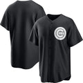 Chicago Cubs Blank Black Lights Out Limited Stitched Baseball Jersey