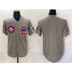 Chicago Cubs Blank Gray 2025 Tokyo Series Limited Stitched Baseball Jersey