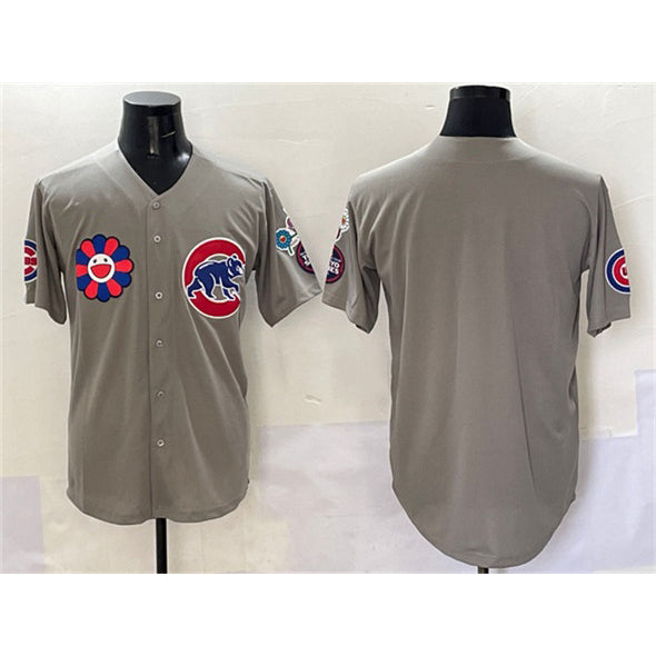 Chicago Cubs Blank Gray 2025 Tokyo Series Limited Stitched Baseball Jersey