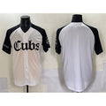 Chicago Cubs Blank White Black 'Gothic North Side Edition' Vapor Premier Limited Stitched Baseball Jersey