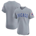 Chicago Cubs Gray Road Limited Elite Home Game Blank Player Stitched Baseball Jersey