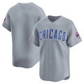 Chicago Cubs Gray Road Limited Home Game Blank Player Stitched Baseball Jersey