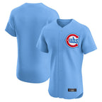 Chicago Cubs Light Blue Limited Elite Home Game Blank Player Stitched Baseball Jersey