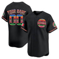 Chicago Cubs Mexico Vapor Premier Limited Custom Jersey ¨C Black Baseball Jersey