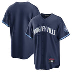 Chicago Cubs Navy City Connect Home Game Blank Player Stitched Baseball Jersey