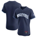 Chicago Cubs Navy City Connect Limited Elite Home Game Blank Player Stitched Baseball Jersey