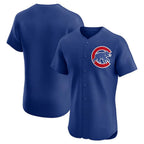 Chicago Cubs Royal Limited Elite Home Game Blank Player Stitched Baseball Jersey