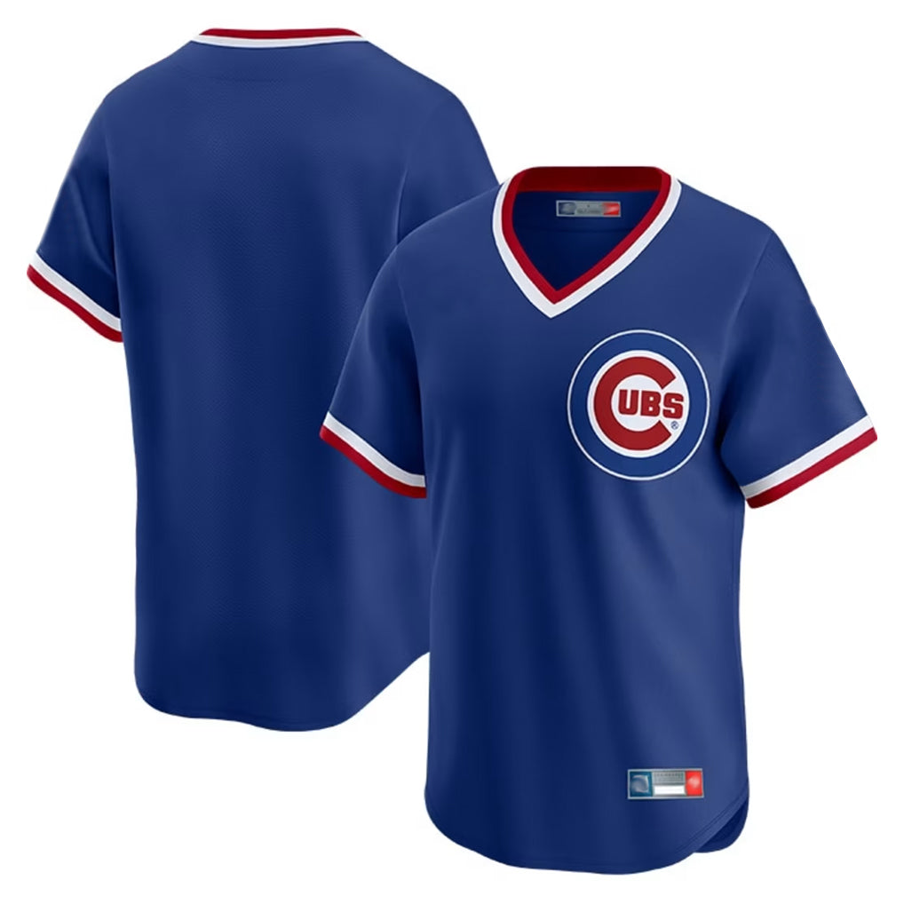 Chicago Cubs Royal Cooperstown Collection Limited Blank Player Stitched Baseball Jersey