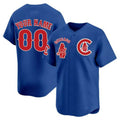 Chicago Cubs Special Vapor Premier Limited Custom Jersey V2 ¨C Royal Baseball Jersey