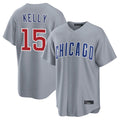 Chicago Cubs #15 Carson Kelly Player Gray Home Game Stitched Baseball Jersey