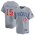 Chicago Cubs #15 Carson Kelly Player Gray Road Limited Home Stitched Baseball Jersey