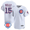 Chicago Cubs #15 Carson Kelly Player White 150th Anniversary Limited Home Game Stitched Baseball Jersey