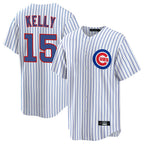 Chicago Cubs #15 Carson Kelly Player White Game Home Stitched Baseball Jersey