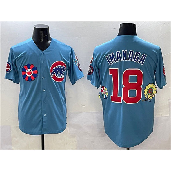 Chicago Cubs #18 Shōta Imanaga Blue 2025 Tokyo Series 2nd Alternate Limited Stitched Baseball Jersey