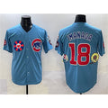 Chicago Cubs #18 Shōta Imanaga Blue 2025 Tokyo Series 2nd Alternate Limited Stitched Baseball Jersey