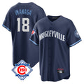 Chicago Cubs #18 Shota Imanaga Player Navy 150th Anniversary City Connect Home Game Stitched Baseball Jersey