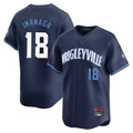 Chicago Cubs #18 Shota Imanaga Player Navy City Connect Limited Home Stitched Baseball Jersey