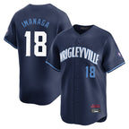 Chicago Cubs #18 Shota Imanaga Player Navy City Connect Limited Home Stitched Baseball Jersey
