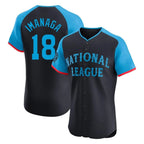 Chicago Cubs #18 Shota Imanaga Player Navy National League All-Star Limited Elite Game Home Stitched Baseball Jersey