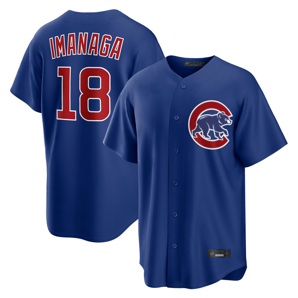 Chicago Cubs #18 Shota Imanaga Player Royal Home Game Stitched Baseball Jersey
