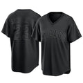 Chicago Cubs #23 Ryne Sandberg Player Black Home Game Stitched Baseball Jersey
