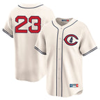 Chicago Cubs #23 Ryne Sandberg Player Cream Field of Dreams Limited Home Game Stitched Baseball Jersey