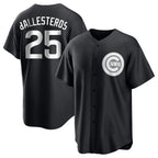 Chicago Cubs #25 Mois¨¦s Ballesteros Player Black Game Stitched Baseball Jersey