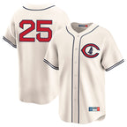 Chicago Cubs #25 Mois¨¦s Ballesteros Player Cream Field of Dreams Limited Home Game Stitched Baseball Jersey