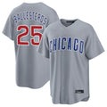 Chicago Cubs #25 Mois¨¦s Ballesteros Player Gray Home Game Stitched Baseball Jersey