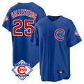 Chicago Cubs #25 Mois¨¦s Ballesteros Player Royal 150th Anniversary Home Game Stitched Baseball Jersey