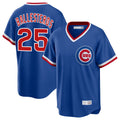 Chicago Cubs #25 Mois¨¦s Ballesteros Player Royal Cooperstown Collection Limited Stitched Baseball Jersey