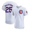 Chicago Cubs #25 Mois¨¦s Ballesteros Player White Limited Elite Home Game Stitched Baseball Jersey