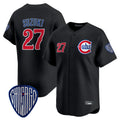 Chicago Cubs #27 Seiya Suzuki Player Black Vapor Premier Limited Home Stitched Baseball Jersey