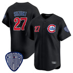 Chicago Cubs #27 Seiya Suzuki Player Black Vapor Premier Limited Home Stitched Baseball Jersey