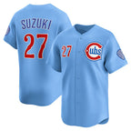 Chicago Cubs #27 Seiya Suzuki Royal 2nd Alternate Limited Player Baseball Jersey