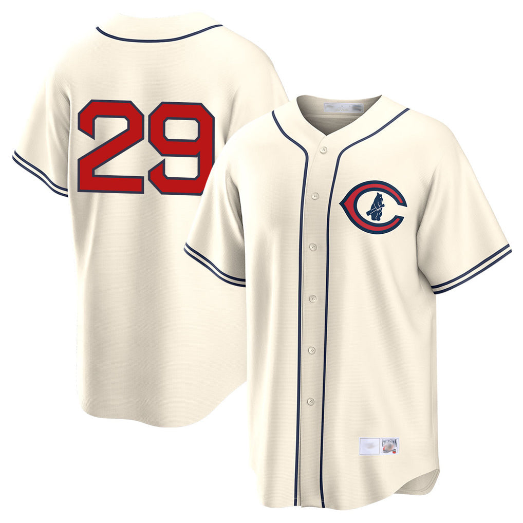 Chicago Cubs #29 Michael Busch Player Cream Field of Dreams Home Game Stitched Baseball Jersey