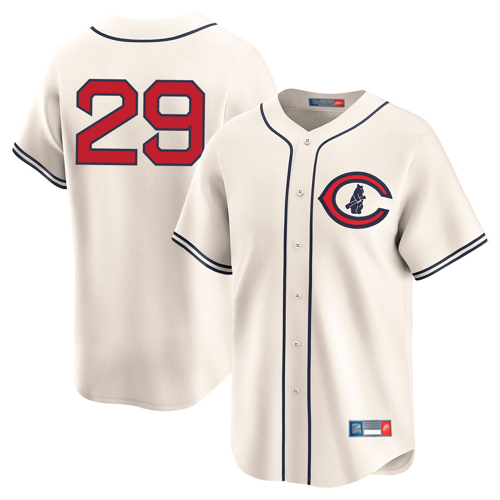 Chicago Cubs #29 Michael Busch Player Cream Field of Dreams Limited Home Game Stitched Baseball Jersey